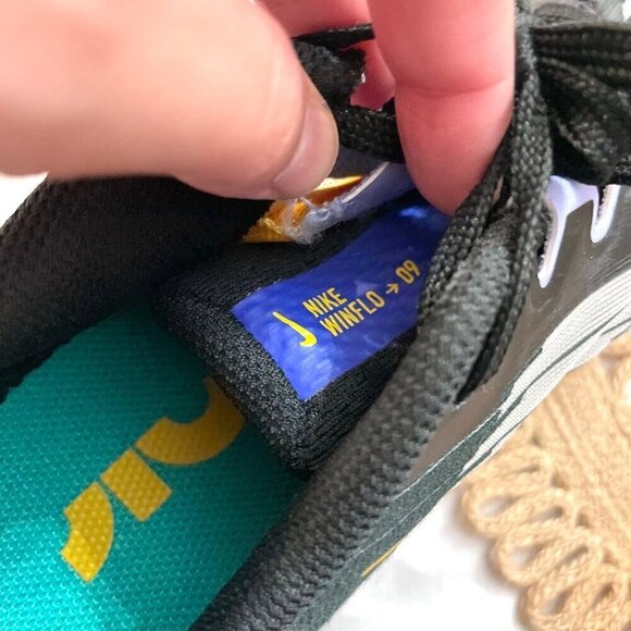 Nike Women's Air Winflo 9 DD8686-003 Black Running Shoes Sneakers Size 8.5 - Picture 10 of 10